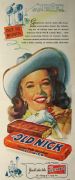 1948 Old Nick Candy Bar Ad ~ Cassell Art