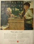 1949 Watchmakers of Switzerland Ad ~ Norman Rockwell