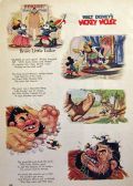 1938 Disney's Mickey Mouse Cartoon Page ~ Brave Little Tailor