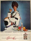 1966 Smirnoff Vodka Ad ~ Space Lady, Astronaut