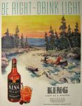 1944 King Whisky Ad ~ Frederic Mizen