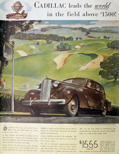 1937 Cadillac Series 60 Touring Sedan Ad