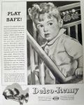 1936 Delco Klaxon Car Horns Ad ~ Play Safe!