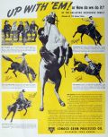 1940 Conoco Oil Ad ~ Galloping Greenoughs