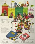 1954 Congress & Bicycle Playing Cards Ad ~ 52 Tickets to the Fun Fair
