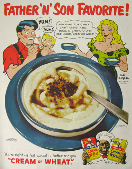 1954 Cream of Wheat Ad ~ Al Capp ~ Li'l Abner