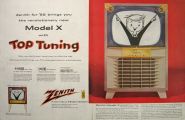 1955 Zenith Model X Television TV Ad