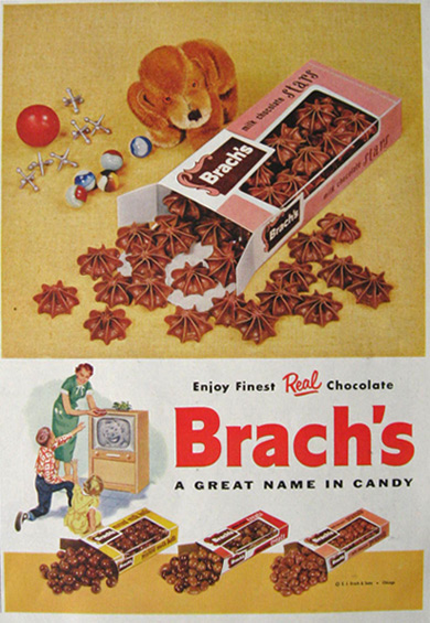 1955 Brach's Candy Ad ~ Steiff Bazi?