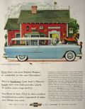 1955 Chevy "Two-Ten" Handyman Wagon Ad