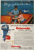 1955 Vintage Evinrude Outboard Motor Ad