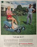 1955 Vintage Fairbanks Morse Riding Lawn Mower Ad