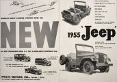 1955 Vintage CJ-5 Jeep Ad