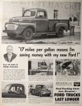 1950 Vintage Ford F-2 Truck Ad ~ Vic Walz of Neligh, NE