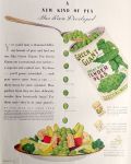 1932 Green Giant Big Tender Peas Ad ~ A New Kind of Pea