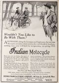 1915 Indian Motorcycle Ad ~ Wouldn't You Like to Be With Them?