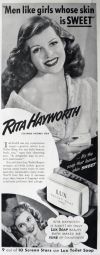 1942 Lux Soap Ad ~ Rita Hayworth