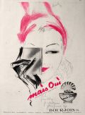 1945 Bourjois Mais Oui Perfume Ad ~ Leonard