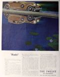 1933 Packard Twelve Ad ~ Hush!