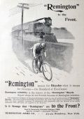 1895 Remington Bicycle Ad ~ To The Front