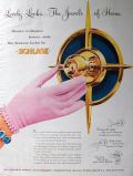 1958 Vintage Schlage Locks Ad ~ The Jewels of Home