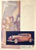 1933 Cadillac Ad ~ Beautiful Art