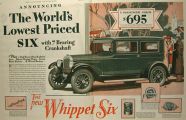 1928 Willys Overland Whippet Six Car Ad