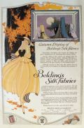 1916 Beldings Silk Fabrics Ad