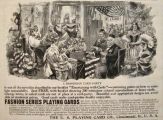 1899 U.S. Playing Cards Fashion Series Ad ~ Bohemian Card Party