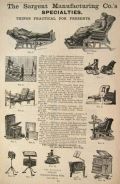 1886 Sargent's Invalid Reclining Chair Ad