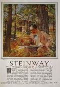 1921 Steinway Piano Ad ~ Edward MacDowell Woodland Sketches