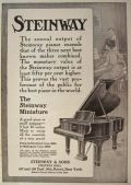 1911 Steinway Miniature Piano Ad