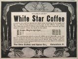 1903 White Star Coffee Ad ~ Frogs