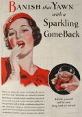 1933 Coca Cola Coke Ad ~ Banish That Yawn