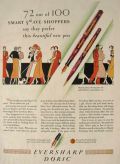 1932 Eversharp Doric Morocco Fountain Pen & Pencil Set Ad