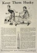 1933 Metropolitan Life Insurance Ad ~ James Montgomery Flagg