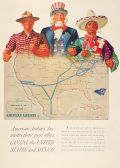 1943 American Airlines Ad ~ US, Canada & Mexico