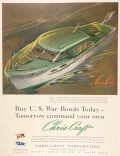 1943 Chris-Craft Boat Ad ~ After the War