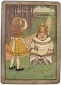 1904 Alice in Wonderland Through the Looking Glass Print