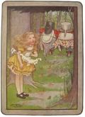 1904 Alice in Wonderland Through the Looking Glass Print