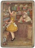 1904 Alice in Wonderland Through the Looking Glass Print