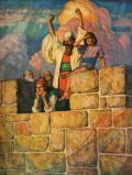 1929 N.C. Wyeth Print & Children's Bible Story