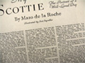 1930 My Scottie, A Well Loved Dog ~ Mazo de la Roche