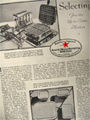 1931 Selecting Up-to-Date Kitchen Utensils Vintage Article