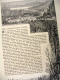 1877 Androscoggin Lakes, Maine ~ Old Magazine Article ~ Illustrated