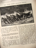 1880 United States Lifesaving Service (U.S.L.S.S.) ~ Old Magazine Article