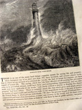 1869 Lighthouses & Policemen of the Sea ~ Old Magazine Article ~ Illustrated