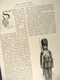 1890 The Russian Army ~ Old Magazine Article ~ Illustrated