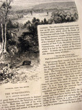 1853 The Susquehanna River ~ Old Magazine Article