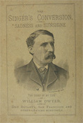 1883 William Dwyer ~ Autobiography of a Reformed Minstrel & Temperance Advocate