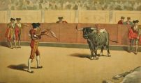 La Lidia Antique Bullfighting Print